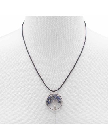 Pendentif Arbre de Vie en sodalite – Clarté