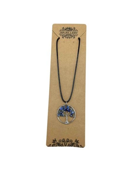 Pendentif Arbre de Vie en sodalite – Clarté
