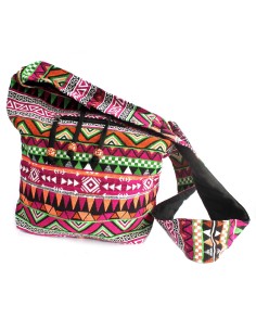 Sac étudiant en jacquard – Rose