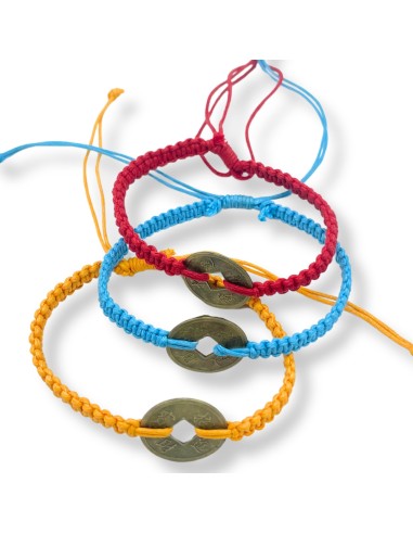 Bracelets d’amitié – Pièce Feng Shui porte-chance