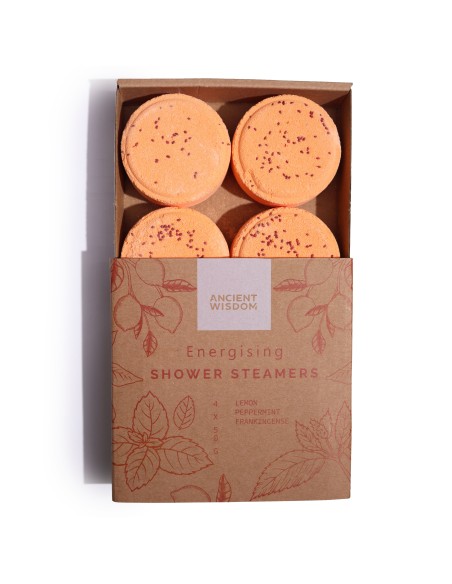 Pastilles de douche zen – Coffret «Énergisant»