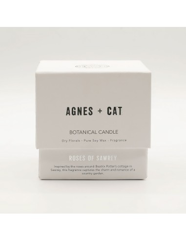 Agnes + Cat – Bougie botanique soja «Roses of Sawrey»