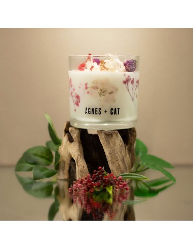 Agnes + Cat – Bougie botanique soja «Roses of Sawrey»