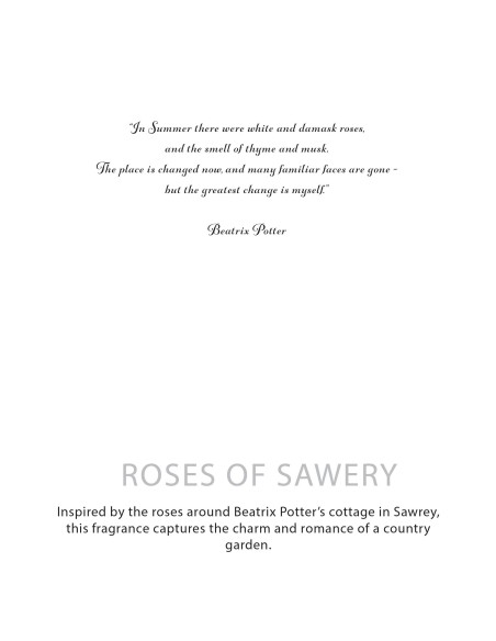 Agnes + Cat – Bougie botanique soja «Roses of Sawrey»