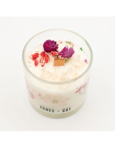 Agnes + Cat – Bougie botanique soja «Roses of Sawrey»