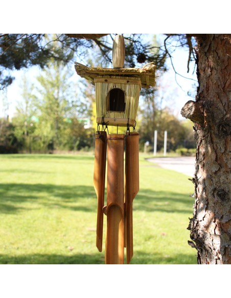 Maison décorative pour oiseaux – Bois zen
