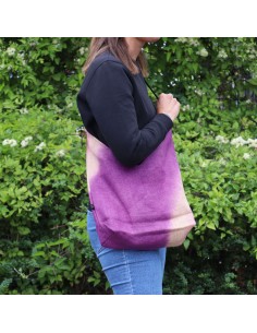 Sac porté épaule – Fuchsia ancien