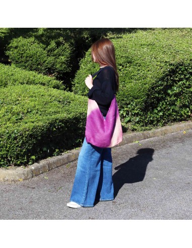 Sac porté épaule – Fuchsia ancien