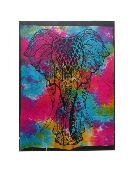 Tenture murale en coton – Éléphant sacré