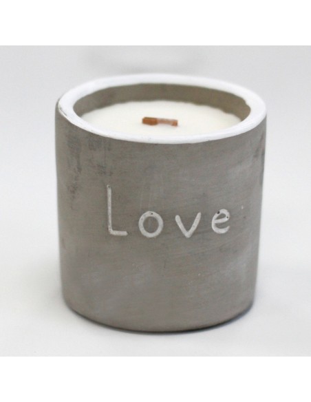 Bougie en pot – Love «Figue violette & cassis»