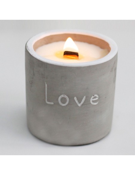 Bougie en pot – Love «Figue violette & cassis»