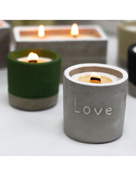 Bougie en pot – Love «Figue violette & cassis»