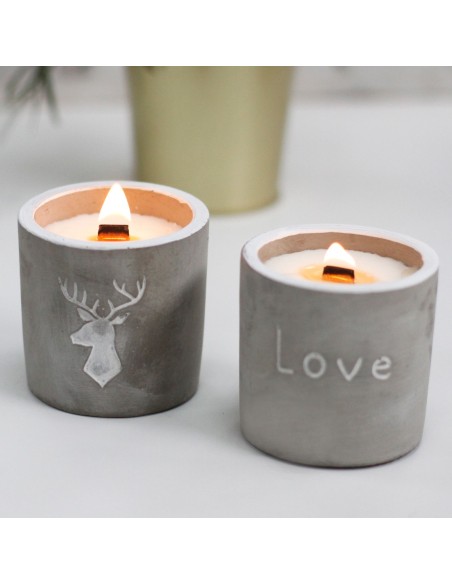 Bougie en pot – Love «Figue violette & cassis»