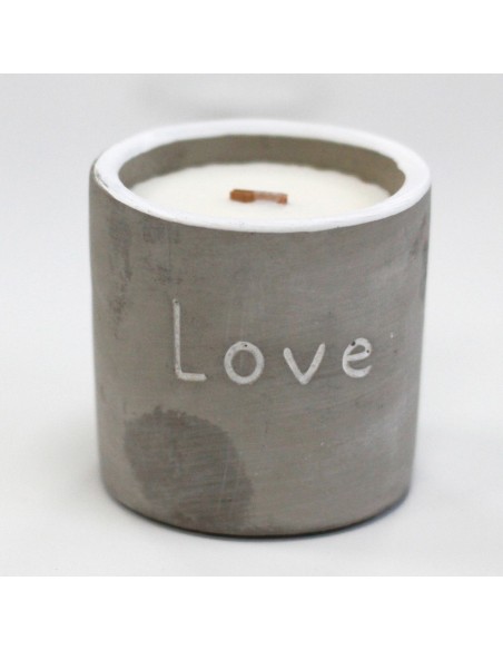 Bougie en pot – Love «Figue violette & cassis»