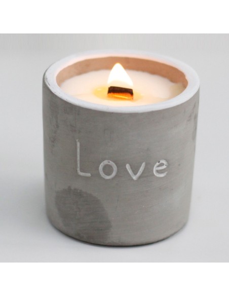 Bougie en pot – Love «Figue violette & cassis»