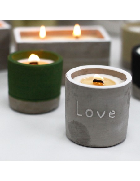 Bougie en pot – Love «Figue violette & cassis»