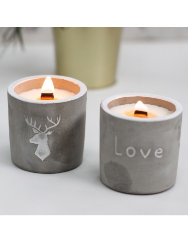 Bougie en pot – Love «Figue violette & cassis»