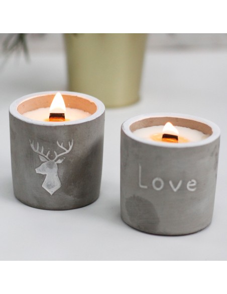 Bougie en pot – Love «Figue violette & cassis»