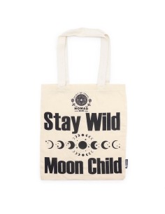 Sac cabas iconique – «?Reste sauvage?» – Toile naturelle