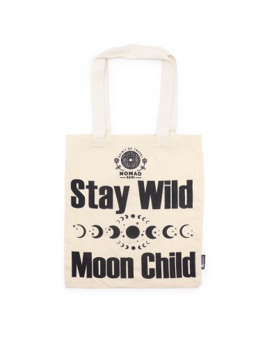Sac cabas iconique – «?Reste sauvage?» – Toile naturelle
