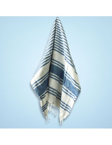 Serviette Spa Hammam - Bleu Océan 90×170 cm