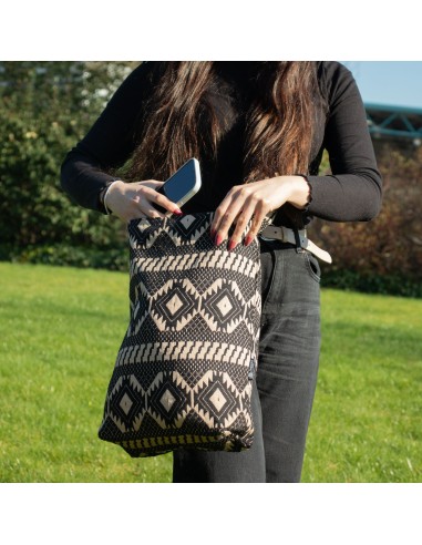 Sac tote jacquard naturel – Telar del Desierto