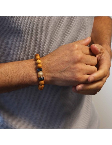Bracelet cèdre & citrine – Chakra solaire