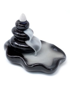Brûleur d’encens à reflux – Galets larges en bassin