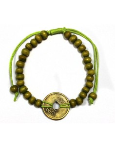 Bracelet Feng Shui – Nuances bleu & vert