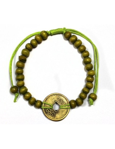 Bracelet Feng Shui – Nuances bleu & vert