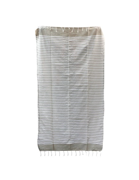 Serviette-paréo en coton – Sable chaud naturel