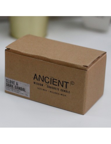 Grande bougie en pot – Clou de girofle & santal sombre