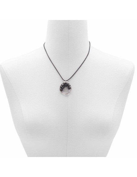 Pendentif Arbre de Vie en agate noire – Protection