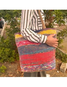 Grand sac en tapis recyclés – Crépuscule