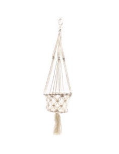 Petit cache-pot en macramé – Zen végétal