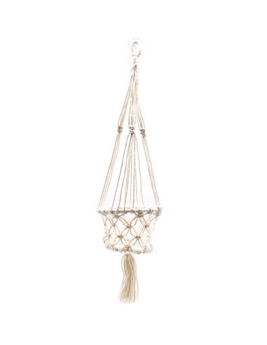 Petit cache-pot en macramé – Zen végétal