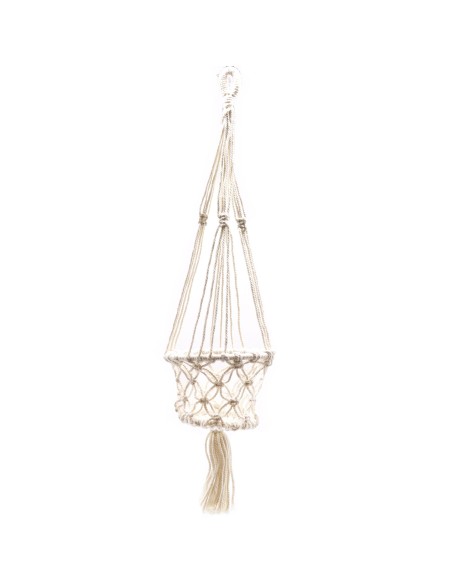 Petit cache-pot en macramé – Zen végétal