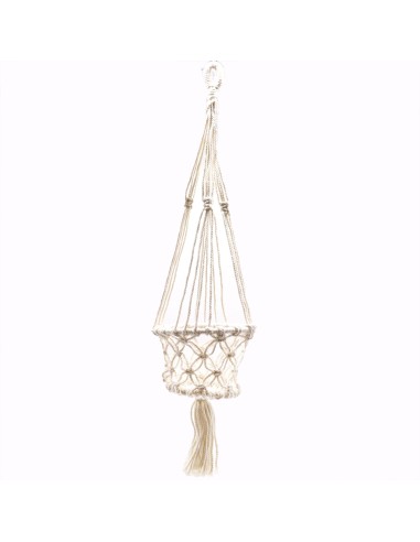 Petit cache-pot en macramé – Zen végétal