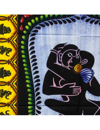 Tenture murale en coton – Art sacré Kamasutra