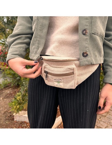 Sac banane en chanvre & coton – Naturel