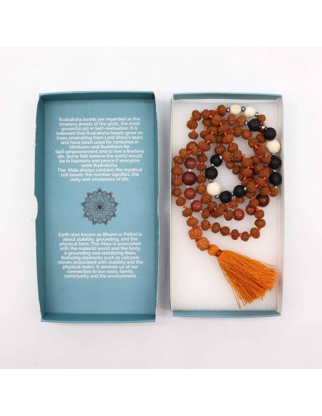 Collier mala balinais – Éléments de la Terre