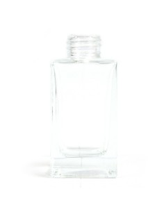 Flacon diffuseur carré – Verre transparent 100ml