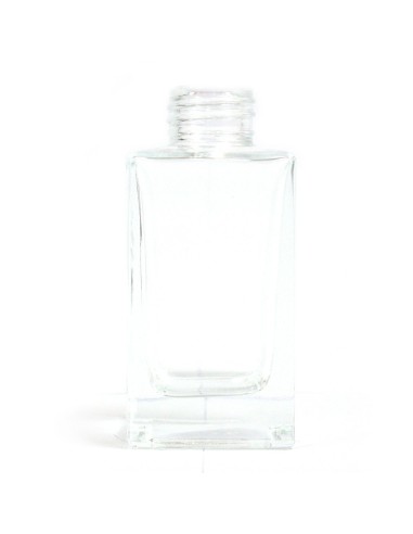 Flacon diffuseur carré – Verre transparent 100ml