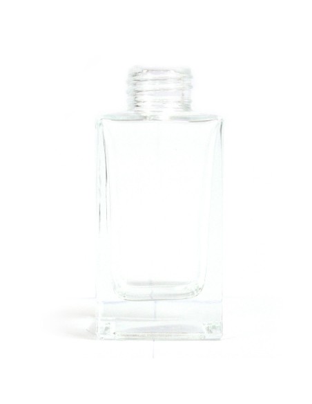 Flacon diffuseur carré – Verre transparent 100ml