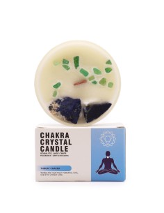 Bougie cristal chakra – Gorge