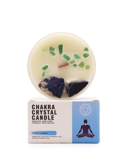 Bougie cristal chakra – Gorge