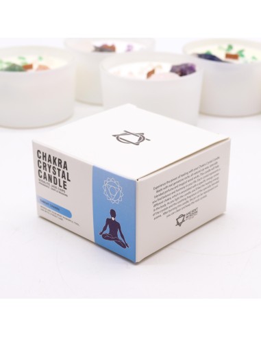 Bougie cristal chakra – Gorge