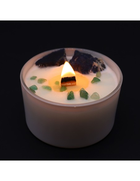 Bougie cristal chakra – Gorge
