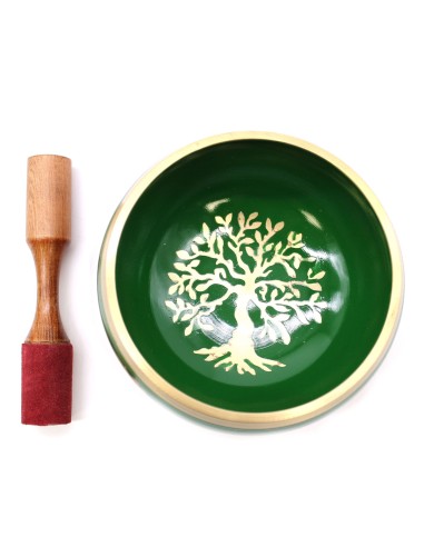 Grand set de bol tibétain – Arbre de Vie