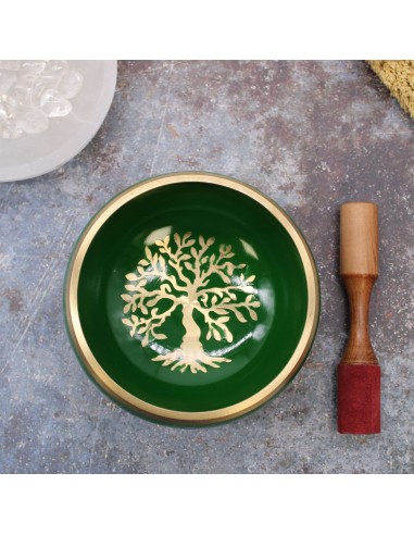 Grand set de bol tibétain – Arbre de Vie